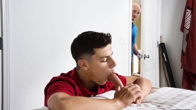 Men.Com - Young twink Kaleb Stryker sodomized by John Magnum