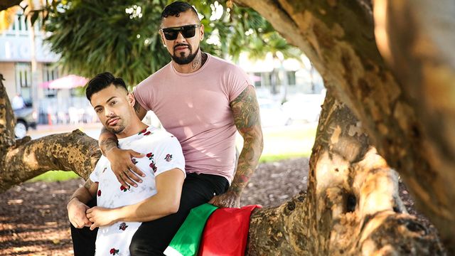 Men.Com - Passionate Latin anal with Boomer Banks and Alexander Savage