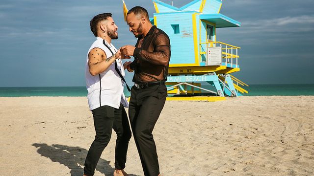 Men.Com - Muscular Latin men, Dillon Diaz and Brock Banks, fuck each other