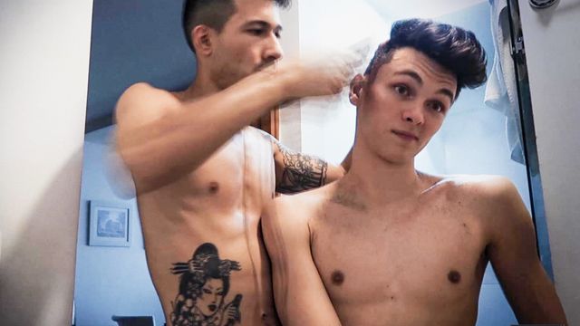 Men.Com - Anal and masturbation with Calvin Banks, Mr Twink, Mr Twunk