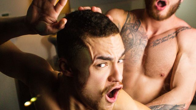 Men.Com - Beaux Banks and William Seed fuck passionately with condoms