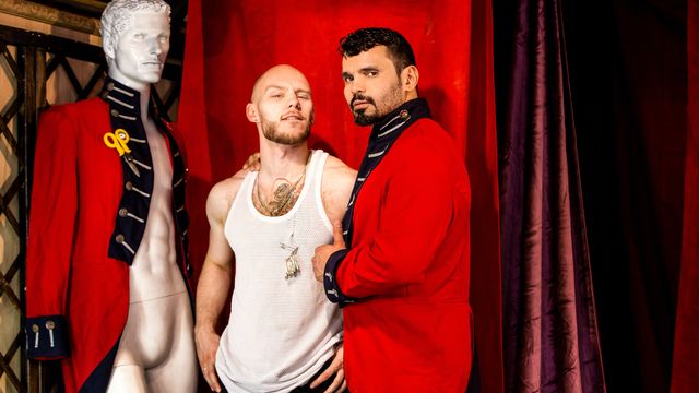 Men.Com - Jean Franko fucks horny baldie Orson Deane