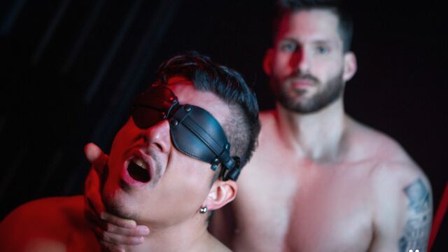 Bromo - Brunette hunks Logan Styles and Rocky Vallarta enjoy raw anal