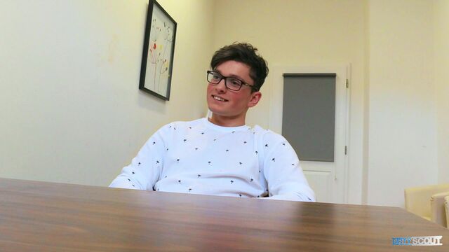 Bigstr - Youthful and nerdy twink rides cock on the floor
