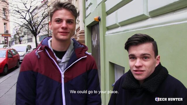 Bigstr - Two Czech amateur twinks in a hardcore gay 3some
