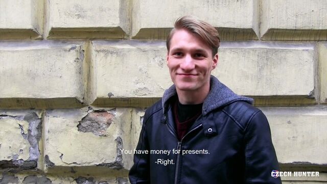 Bigstr - Czech twink enjoying standing doggy style anal