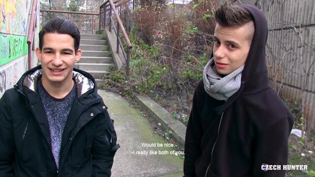 Bigstr - Two Czech twinks take hard dicks
