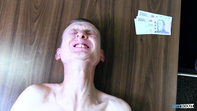 Bigstr - Skinny guy begging for hot cum after POV anal