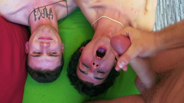 Bigstr - Two amateur twinks fucked by a hung stranger