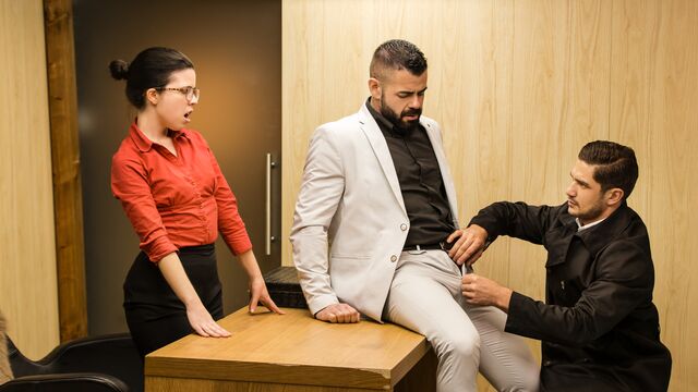 Men.Com - Office anal with Dato Foland and Victor D'Angelo