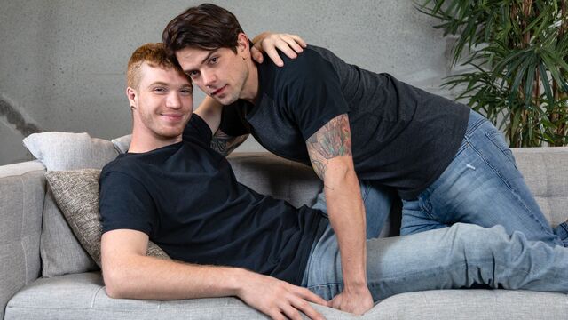 Nextdoor Studios - Dakota Payne and Dacotah Red banging brutally on the couch