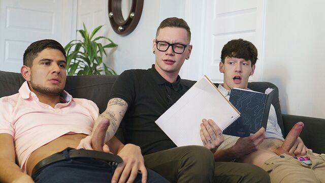 Say Uncle - Very quick threesome with Edward Terrant and Alex Montenegro