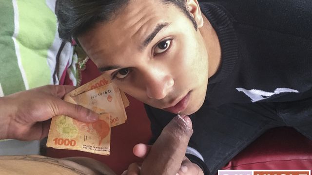 Latin Leche - Sexy Latin deliveryman gets his asshole fucked silly