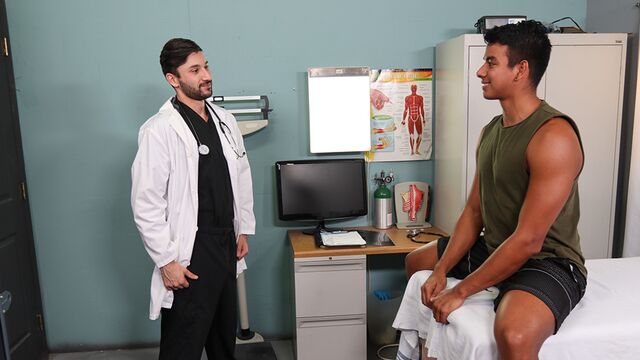 Extra Big Dicks - Awesome examination room anal vid with Scott DeMarco and Jay Seabrook