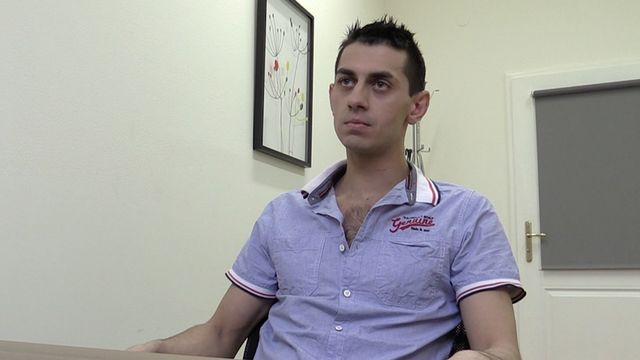 Bigstr - Dude with a hairy chest takes a facial after hot anal