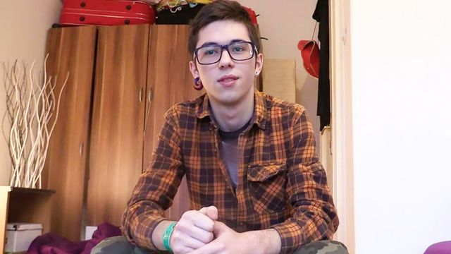 Bigstr - Edgy college student gets fucked in the ass in POV