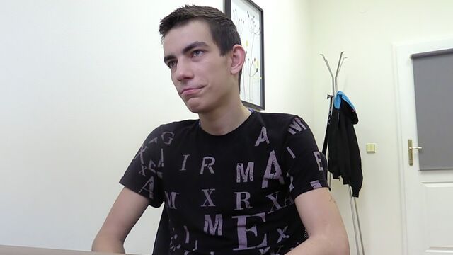 Bigstr - Skinny twink can't get it up during an audition, ew