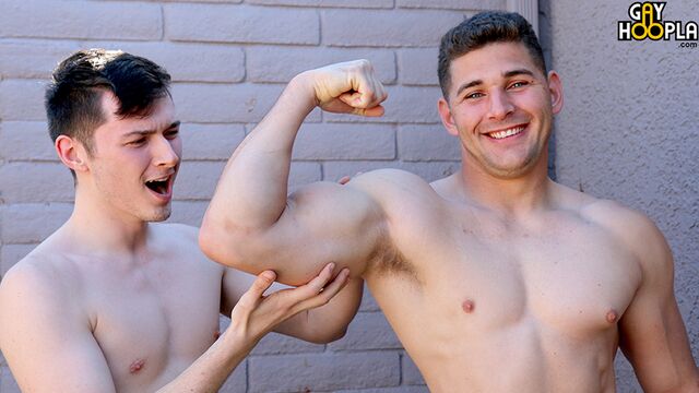 Gay Hoopla - Post-massage anal with Max Summerfield and Neal Peterson