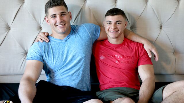 Gay Hoopla - Alex Griffen and Max Summerfield worship each other and fuck too