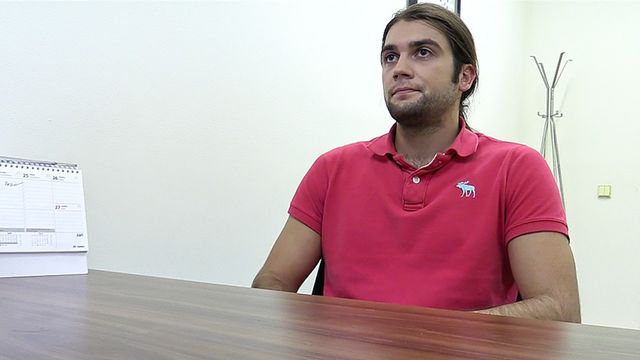 Bigstr - Ponytailed hottie getting fucked in the ass here