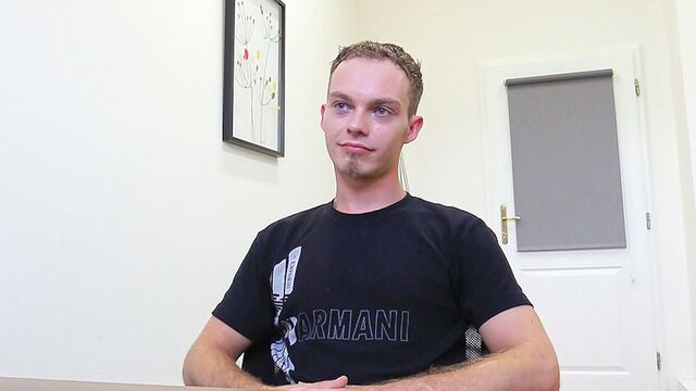 Bigstr - Dude with goofy facial hair takes a huge facial