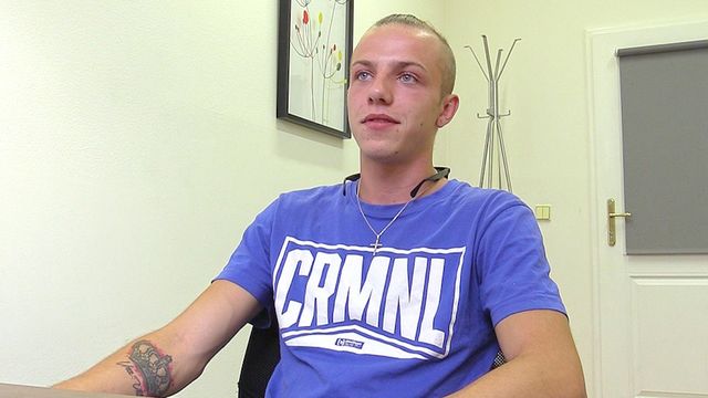 Bigstr - Gorgeous blonde guy gets his gay ass fucked in POV