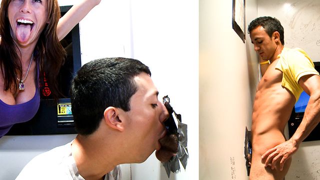 Gay Wire - Romero Erick in a very hot glory hole XXX movie