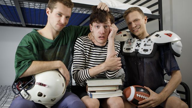 Say Uncle - Homosexual barebacking with three twink studs