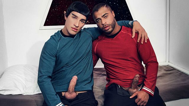 Men.Com - Star Trek gay spoof with Jordan Boss and Micah Brandt