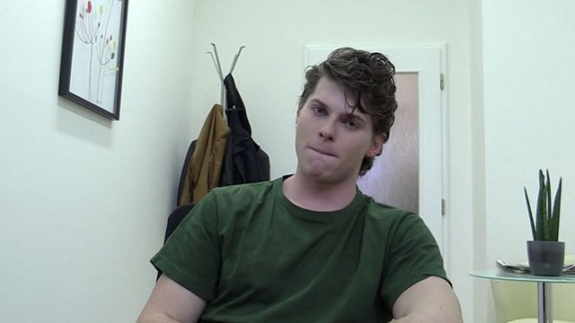 Bigstr - Adorable dude jerking off during his casting session