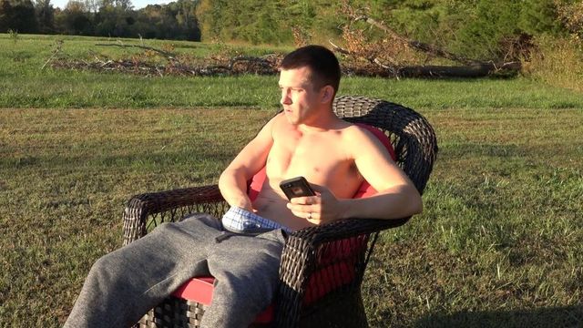 Colby Knox - Windy day masturbation session with Mickey Knox