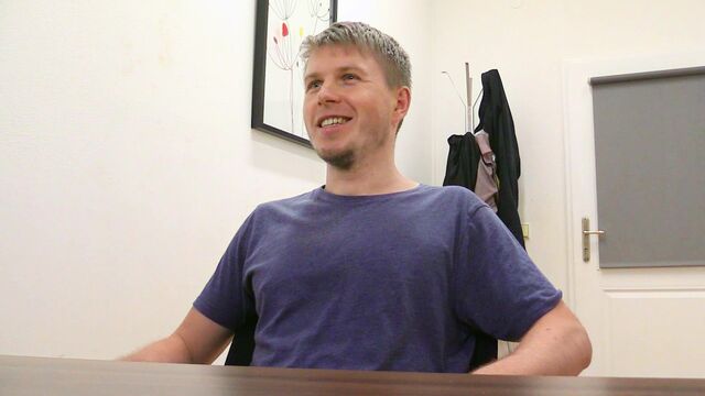 Bigstr - Cute little casting session with a blond-haired newcommer