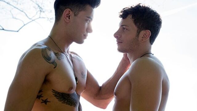 Cocky Boys - Muscular Michael Milano and Ricky Roman fucking outdoors