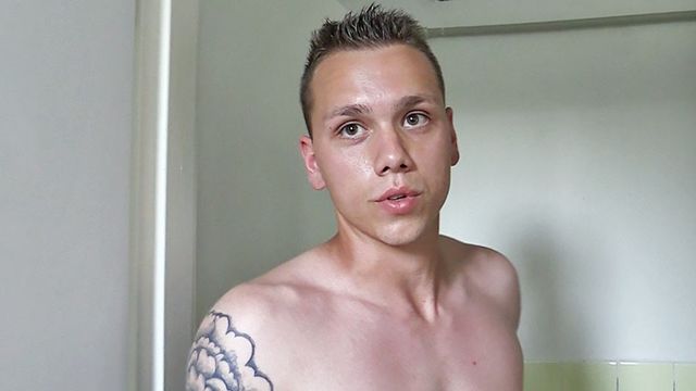 Bigstr - Czech dude takes a POV facial after hard anal fucking