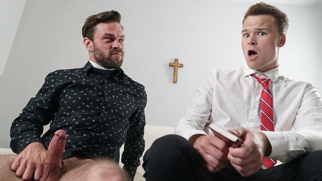 Yes Father - Priest James Fox fucking a slutty lil' sinner, Brent North