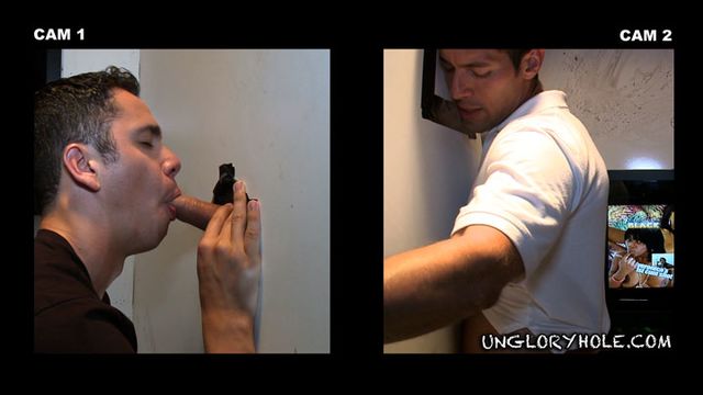Gay Wire - Alexander Garrett and Tyler Ford enjoy a fateful gloryhole encounter