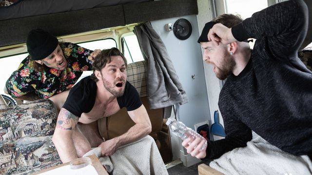 Bromo - Brutal Bo Sinn banging James Fox next to his camping van