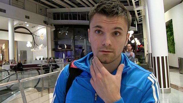 Bigstr - Fitness center guy gets to receive a huge facial