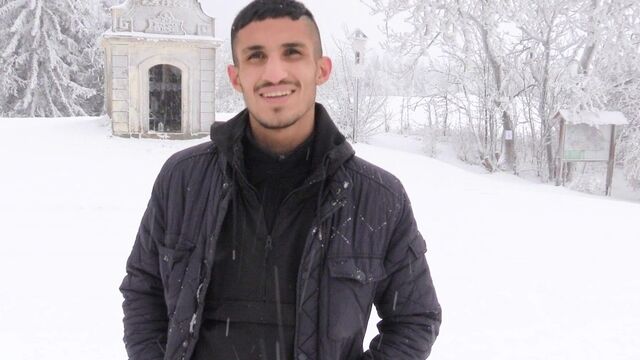 Bigstr - Scrawny dude with sexy facial hair gets boinked in POV