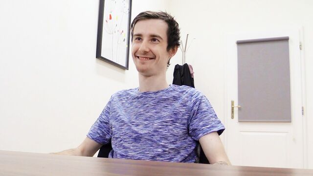 Bigstr - Diry tattooed skinny man is jerking and fucking like a pro