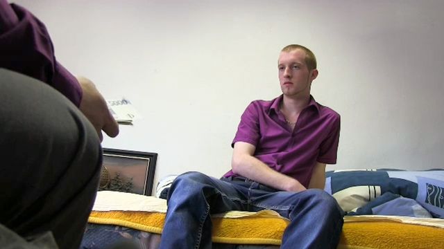 Bigstr - Slutty dude has to take a huge load after twisted sex