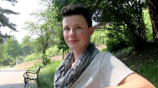 Bigstr - Raven-haired hoe gets banged in the butt