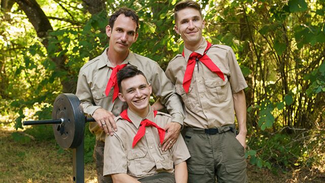 Say Uncle - Taboo scout sex with Jakeb Wilde, Colton McKeon, Greg Mckeon
