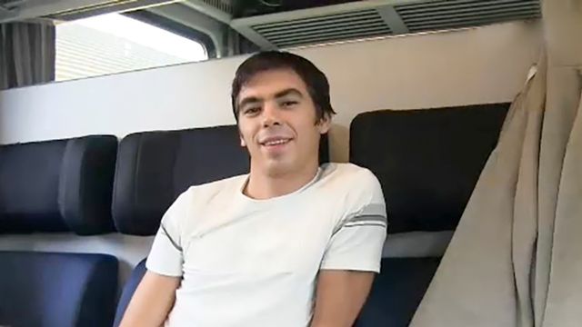 Bigstr - Pretty amateur Czech sucking dick on a moving train