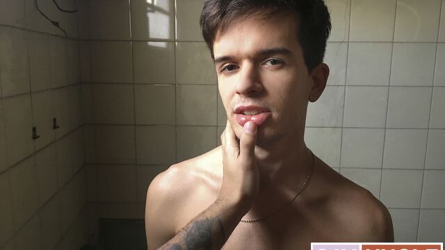 Latin Leche - Skinny Latin twink Sebastian takes uncut dick