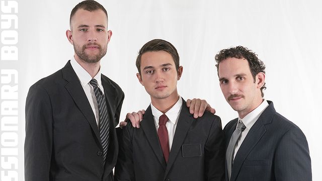 Missionary Boys - Threesome anal with Elder Anderson, Bishop Davies, and President Manwaring