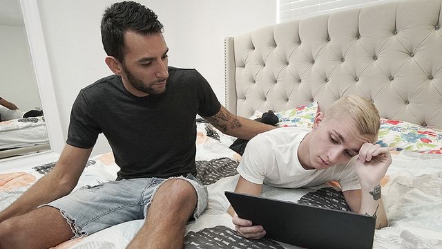 Brother Crush - Older stepbro Brian Adams fucks Theo Brady's twink ass