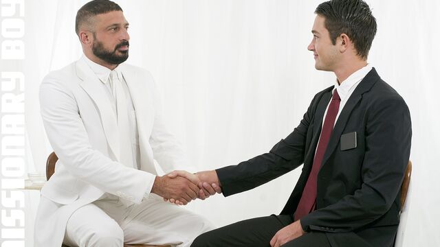 Missionary Boys - Elder Anderson fucks beefy daddy Bishop Napoli
