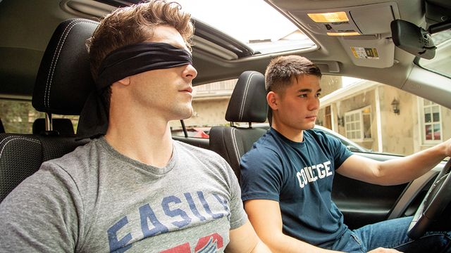 Falcon Studios - Blindfolded Devin Franco butt-blasted by Colton Reece
