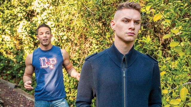 Falcon Studios - Nic Sahara and Zak Bishop fucking in a dorm room